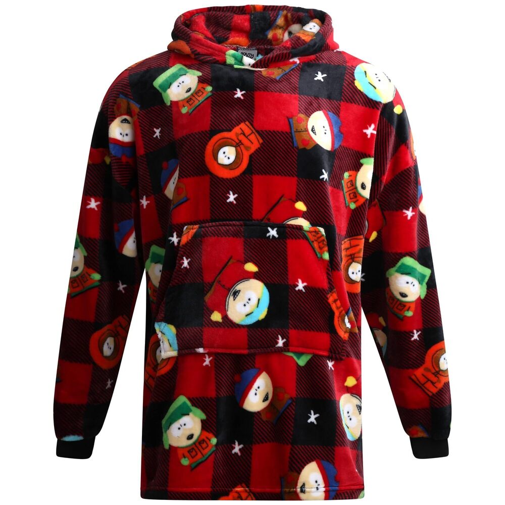 7185 Wearable Blanket Hoodie - South Park Cozy Oversized Plush Sherpa